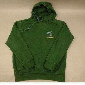 Zach Bryan Burn Burn Burn 2023 Tour Hoodie Mens Green Concert Merch Medium